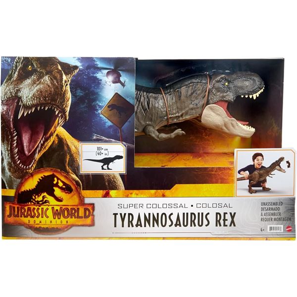 NEW - MATEL Jurassic World Super Colossal Dinosaur Action Figure  R.V. $99.100