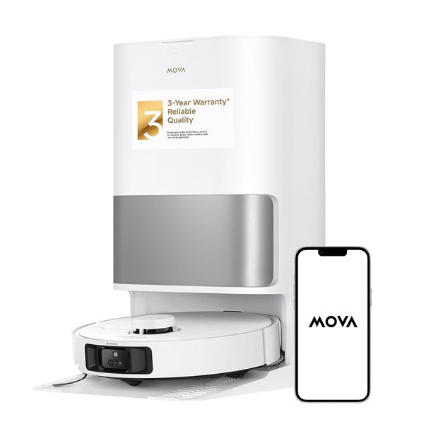NEW - MOVA P10 Pro Ultra Auto-Empty Robot Vacuum & Mop - R.V. $700