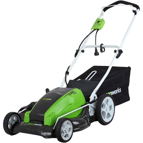 NEW - GREENWORKS Electric Lawn Mower 21" 3-in-1 - R.V. $300
