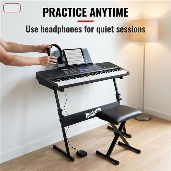 NEW - ROCKJAM Keyboard Super Kit - R.V. $165.99 (Model RJ561-SK)