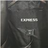 Image 3 : Express Women's Faux Fur & Leather Trim Moto Jacket - Size XS (some stains)