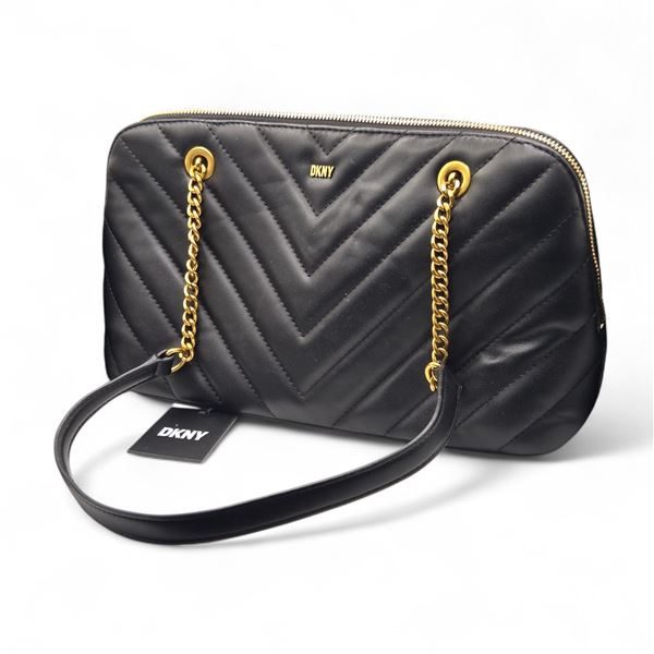 New DKNY Black Shoulder Bag w/Tag - Retail Value $150