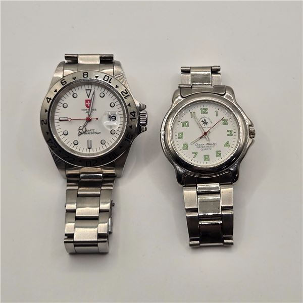 Group of 2 Watches - New Swiss Army & Hollywood Polo