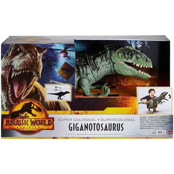 NEW - MATEL Jurassic World Super Colossal Dinosaur Action Figure  R.V. $99.99