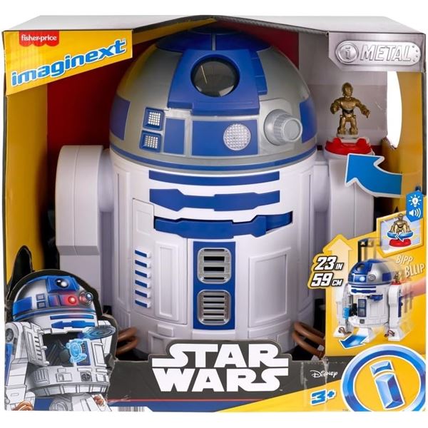 NEW - FISHERPRRICE Imaginext Star Wars Toy R2-D2 (17.5 in Tall) - R.V. $89.99