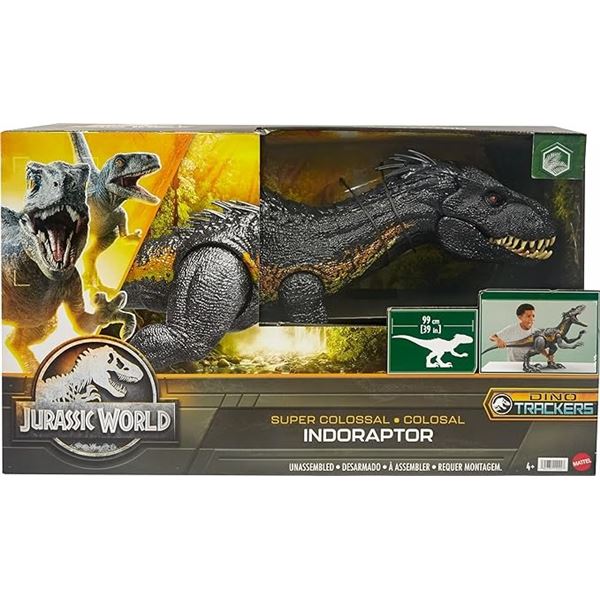 New - Mattel Jurassic World 39" Long Super Colossal Indoraptor Figure - RV: $156 CAD