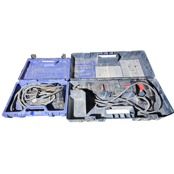 Bosch Bulldog Rotary Hammer, Blue-Case Grinder/Rotary Tool & Case