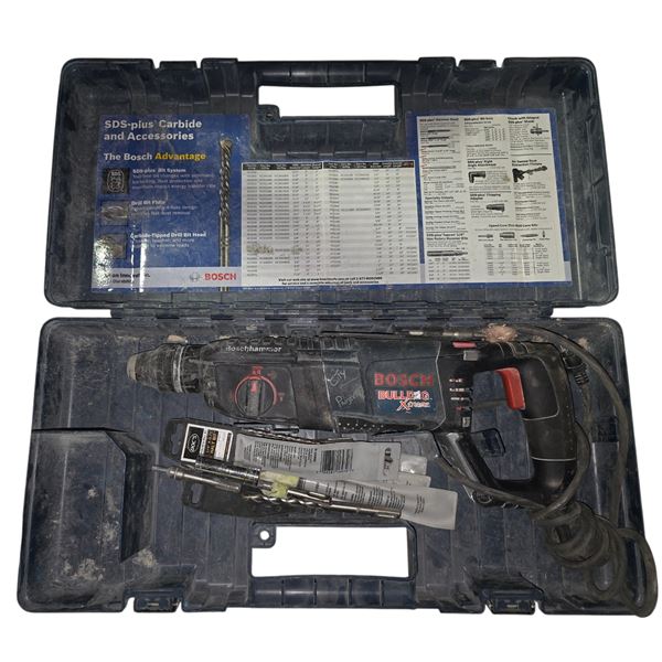 Bosch Bulldog SDS-Plus Rotary Hammer Drill Kit w/ Bits & Accessories in Case