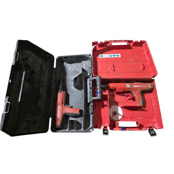 Hilti DX 2 Powder-Actuated Fastening Tool Kit w/ Case & Accessories