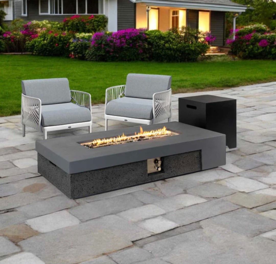 Paramount Fire Table Linear BNIB - Paramount Obsidia Propane Fire Table - RV: $899.99 CAD (FP10359)