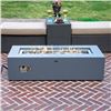 Image 1 : BNIB - Paramount Rectangular Fire Pit Table - RV: $1559.99 CAD Concrete-Look Gray (FP-416)