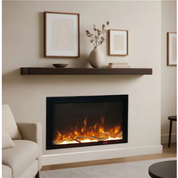 BNIB - Essential Built-in 28" Electric Fireplace - RV: $399.99 CAD (EF10256)