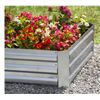 Image 1 : BNIB - 2-Pcs Grapevine Galvanized Steel Raised Garden Bed, Rectangular, RV: $160 CAD (PL10437)