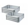 Image 2 : BNIB - 2-Pcs Grapevine Galvanized Steel Raised Garden Bed, Rectangular, RV: $160 CAD (PL10437)