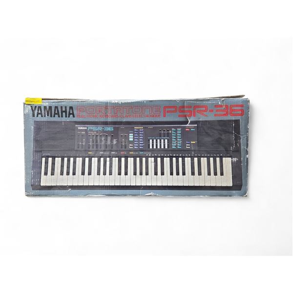 Yamaha Portatone PSR-36 Electronic Keyboard w/ Original Box