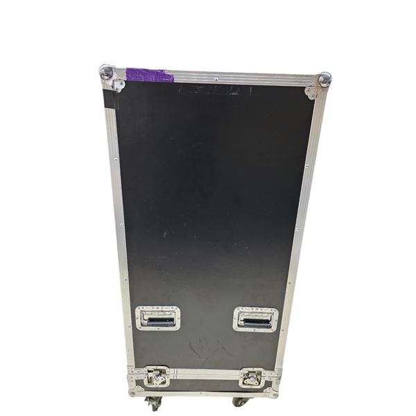 2-Pcs Heavy-Duty Audio Gear Utility Cases (52.5"x24"x22" w/ Casters & 42"x22"x22")