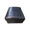 Image 1 : Black Lounger Ottoman with Storage, H16" x 34" x 27"