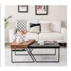 Image 2 : BNIB - Set of 2 Nesting Table Modern Coffee Table - RV: $199 CAD (JV10516BK)