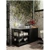 Image 3 : BNIB - IKEA GRILLSKAR Shelf Unit - RV: $185 CAD, Black/Stainless Steel 86 x 61 cm