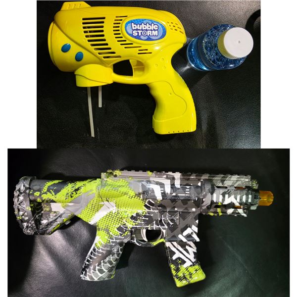 2-Pcs New Automatic Gel Ball Blaster and 1-Pcs Joyin Bubble Maker Blower