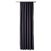 Image 2 : New - 2 Amazon Basics Blackout Curtains Black (2-Pcs pack), RV: $96 CAD, 117 x 137 cm Each