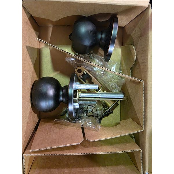 New - Amazon Basics Soft Close Hinges (50-pack), 2-Box Entry Door Knobs, Wall Mounted Coat Rack