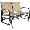 Image 1 : BNIB - Group of 3 - Amazon Basics 2-Person Patio Sling Glider Chair - RV: $139.99 Each
