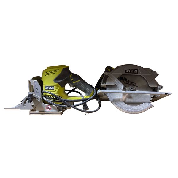Lot of Ryobi Power Tools - Circular Saw & Plate Joiner (Biscuit Joiner)