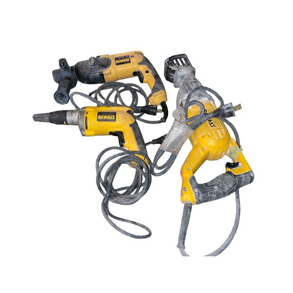 DeWalt Drills & Angle Grinder Lot