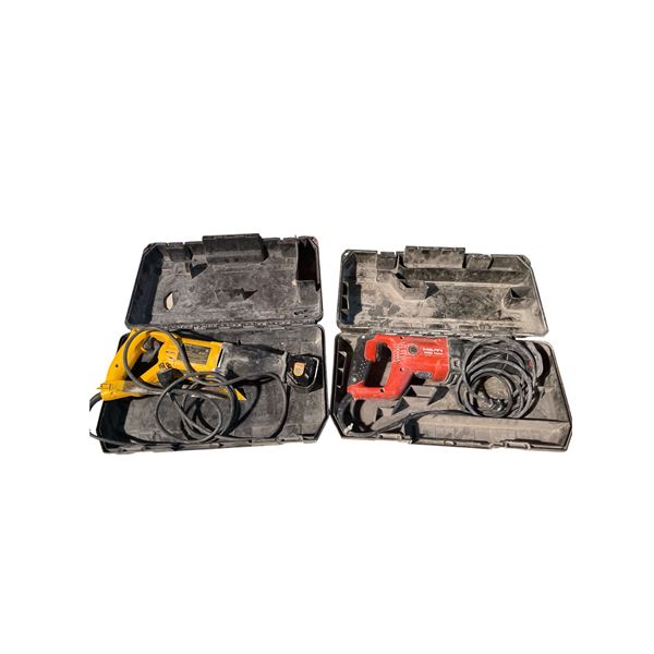 DeWalt & Hilti Reciprocating Saws w/ Cases