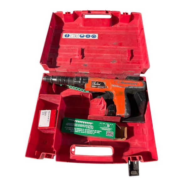 Ramset Cobra Powder-Actuated Tool w/ Case & Accessories
