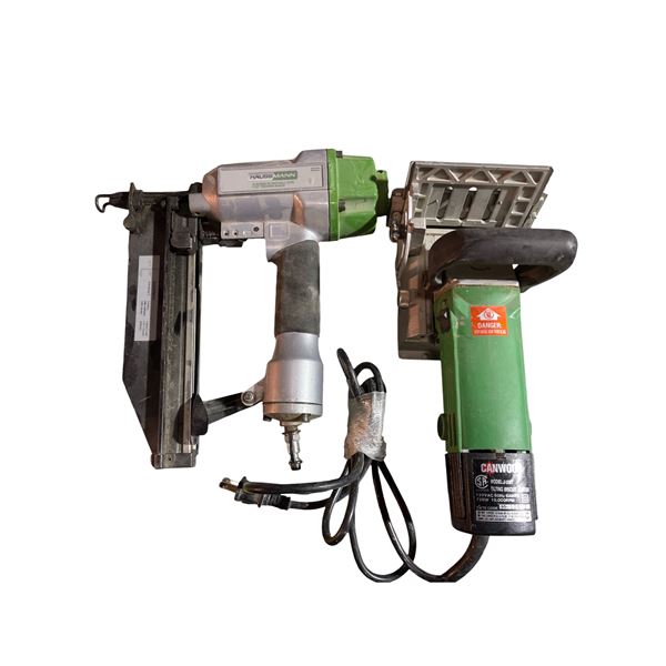 Haussmann Flooring Nailer & Canwood Biscuit Joiner Lot