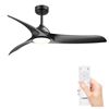 Image 1 : BNIB - TAVZAKE 56" Ceiling Fan with Lights Black - RV: $159.99 CAD, with Light and Remote Control