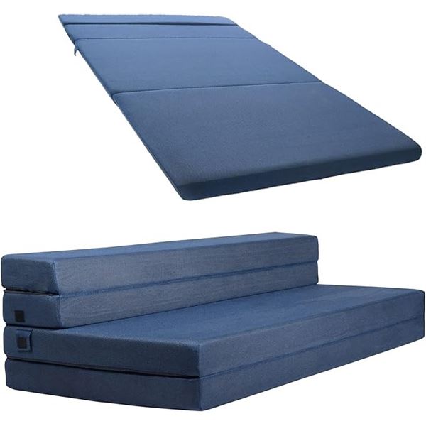 New - Milliard Tri-Fold Foam Folding Mattress and Sofa Bed - RV: $259.99 CAD - King Size (MIL-TFSB-K
