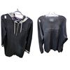 Image 1 : 2-Pcs Men's Black Hoodies - Guess (Size XL) and Tommy Hilfiger (Size S) - Used Condition (as-is)