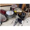 Image 3 : Acoustic Drum Set: Bass, Snare, and Tom with Sabian AA Splash & Stand