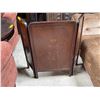 Image 2 : Vintage Folding Wood Fire Screen (H30")