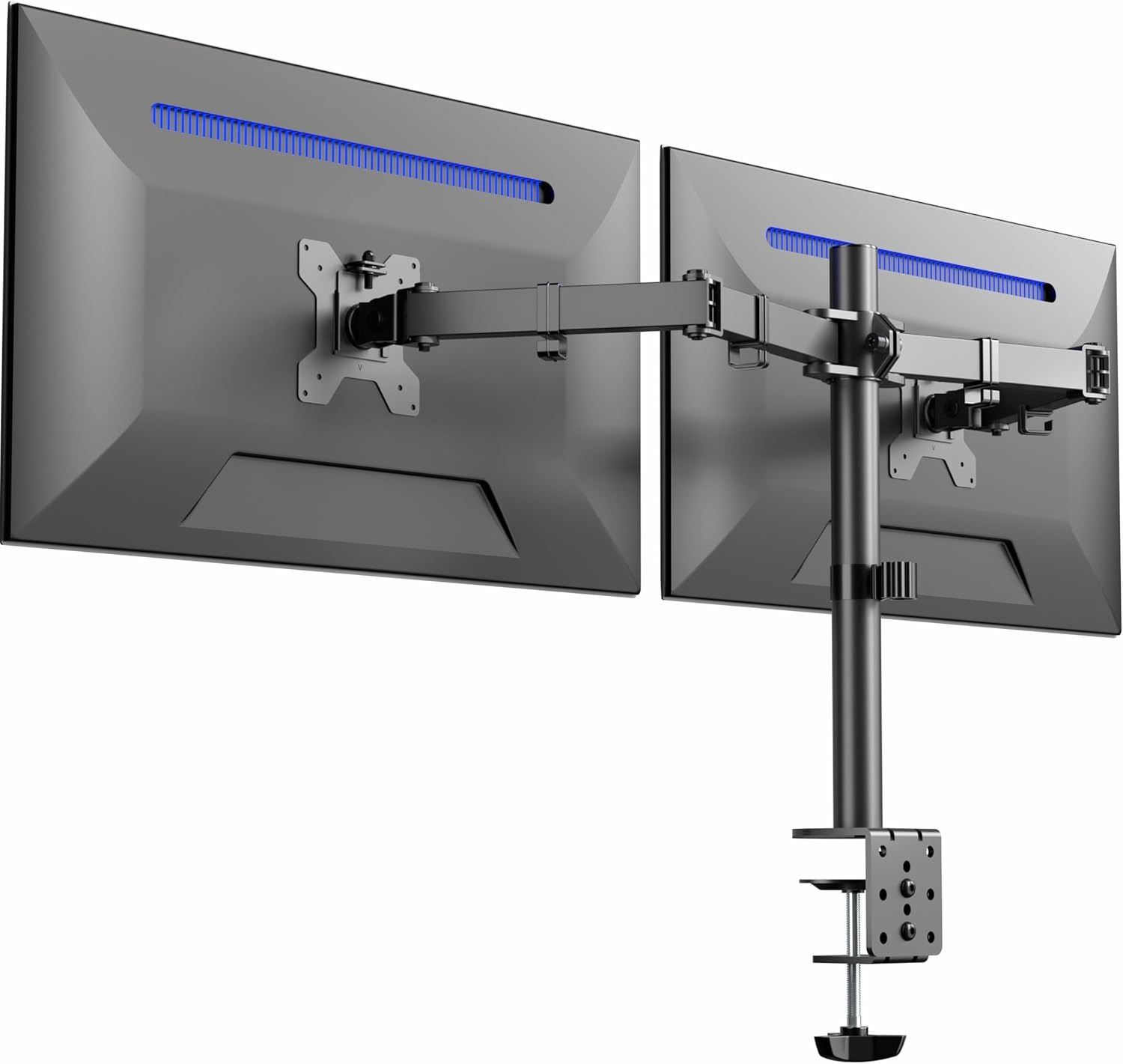 Dual Monitor Workspace In Rv Group of 2 - New VIVO Dual Monitor Desk Mount - RV: $130 CAD (Model V032)