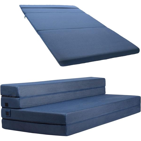 New - Milliard Tri-Fold Foam Folding Mattress and Sofa Bed - RV: $259.99 CAD - King Size (MIL-TFSB-K
