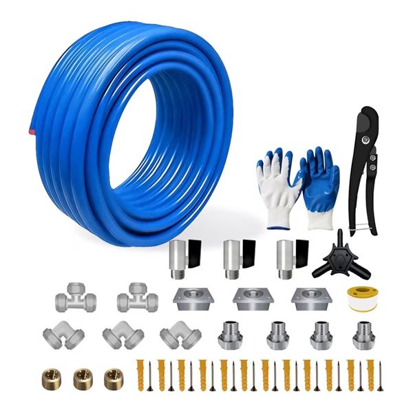 New - Compressed Air Piping System, 3/4" x 100 FT Black - RV: $292.99 CAD