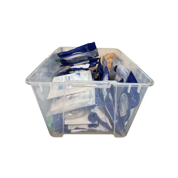 Box of New Aurelia Dental Bibs and 20-Pcs Choking Hazard