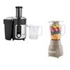 Image 1 : New Glass Jar 5-Speed Blender and Amazon Basics Black Centrifugal Juicer