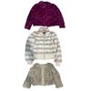 Image 1 : 3-Pcs Fuzzy Plush Faux Fur Coats Includes Juicy Couture (szie S)