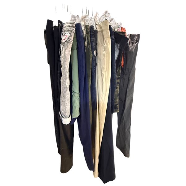 Assorted Casual Pants, Chinos, and Jeans (Various Sizes and Brands)
