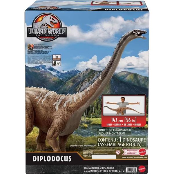 New - Mattel Jurassic World Legacy Collection Dinosaur 56" - RV: $109.99 CAD
