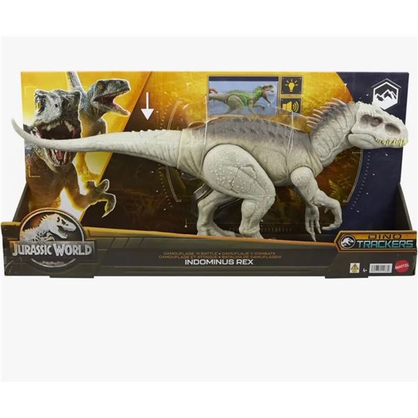 New - Mattel Jurassic World 21" Long Indominus Rex - RV: $150 CAD, with Lights, Sounds & Motion