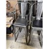 Image 2 : Group of 6 Gunmetal Bar Stool