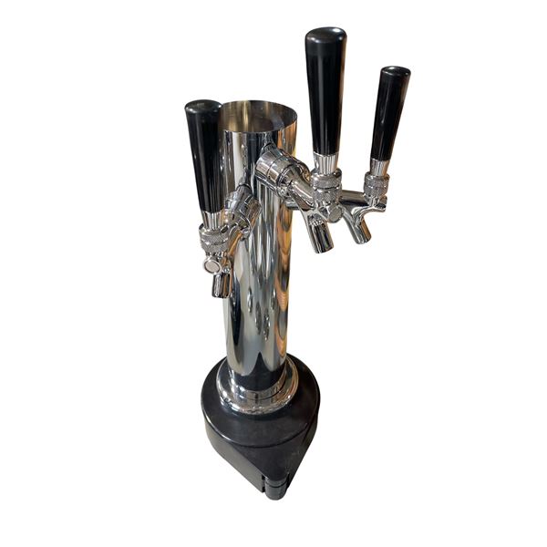 Triple Tap Beer Tower, H16.5" (Tower cap missing)