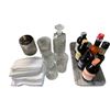 Image 1 : Glass Decanter, Rocks Glasses, Luxardo Bitter Bottles, Marble Tray, and More