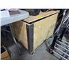 Image 1 : Cutting Machinery Components w/ Wooden Crate, H26" x W32" x 23"